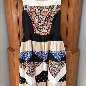Floral Patchwork Dress